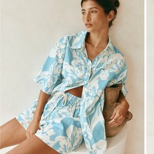 ISO Sabo Sol Floral Shirt and Shorts Set